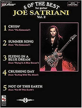 9780895247810-5 of Best for guitar. Joe Satriani Vol.2